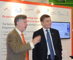 MAA CEO Andrew Mair and Secretary of State for Wales David Jones MP NATEP Paris 2013 b